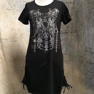 Japanese designer H.Naoto longshirt Skeleton SEVEN